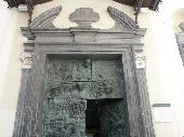 The churchdoor telling some slovene history