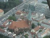 View from the Fernsehturm - Nikolaikirche