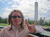 Tiura and the Lakeuden risti church tower.