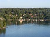 Scenic harbour on one of the many Swedish islands.