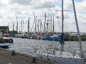 Some sail boats in the harbour
