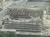 View from the Fernsehturm - Demolition of the former Palace of the Republic