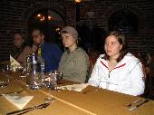 Waiting our meal in Oskarin Kellari. From left Jomppis01, Hazardi, Fanny and Rencko.