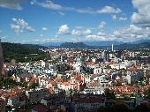 View from Ljubljana castle tower