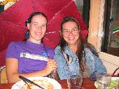 pooca and Cake again, this time with some protective gear against the weather