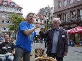 <b>J.R.K. and Gerd-LL</b><br />holding the hitbill.