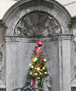 Manneken Pis, this time clothed. Some of us wondered if he was really peeing from his finger. An anatomy lesson from some of the male EBT members was closely avoided.