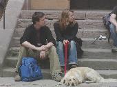 <b>Nerzhul, creator of the magnificent EBT-Tool</b><br />together with his girlfriend and dog.