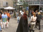 Star Wars III was in premiere. Empire's forces had landed in Nuremburg.
