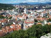 View from Ljubljana castle tower