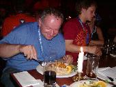 Mmmm good food! Only a bit late as the waiter forgot to serve me.....