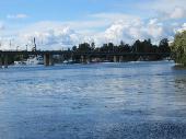 So this is Joensuu. The river and some bridge.