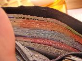 Nice colors in my wallet, what a selection!
