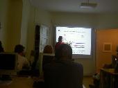 Antsla keeping his presentasion. Look how well Austrian figures follow the estimation.