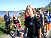 Some more Suomenlinna-scenery. You can see Yippo and Moondance on the left, then Dakkus in the foreground with Tiura, avij and haemoglobin's techno-backpack behind him.