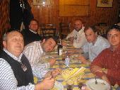 Leftside of the table: Presidente (trying to blink in Ms Cristina scribbings just given to Tarapiatapioca), Starcaptain and lozingaro, on the rightside: Pietropole, Tarapiatapioca and Trinacria