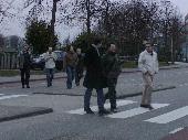 Crossing the street Burdie, HBoZ, TheSwitch1, Cornjac, HNL, Giberski and Venga.