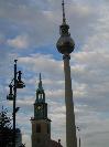 the Marienkirche with the televisiontower