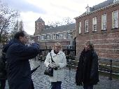 <b>Nora and Lian</b><br />Nora and Lian listening to the guide.