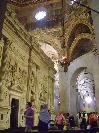 Aisle in front of Holy House