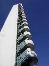 The tower of the Olympic Stadium.