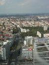 View over Berlin. Park Inn Hotel in the foreground.