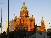 a church in beautiful light