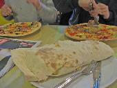 Having breakfast :) Each of our dishes cost only 3,90 euros, that was cheap but the food tasted like nothing.
