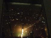Berlin in the darkness from above