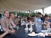 There were people on the other side of the table as well