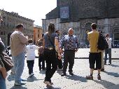 arrivo in piazza Maggiore