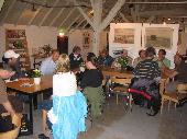 inside the visitorscenter: waiting for coffee/tea with cake: Balibennie, UdoWebDesign, Intoer, Femmie, Crazy Bob, friend of Bootje, Bootje, Ralf, HBoZ, Cornjac, Fons, Yli and Pet26644