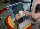 HBoZ checking for city and zip code (Google Earth running in the back)