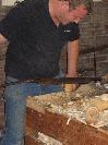 not all of the making of wooden shoes is done by machinery
