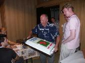 Jovada, Dakkus, One of the party helpers bringing the birthday cake for Star, (Eliezer), (Burky), (Hadibe) and CrazyBob