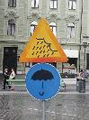 Always a rainy place in Ljubljana