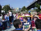 Very nice weather for the boattrip.