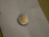 fake coin of presidente