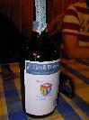 On the backside of the same bottle Pinco wished us lots of hits and a nice meeting.