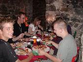 Fons, aplfi, Prisje and Fundamental enjoying their meals too.