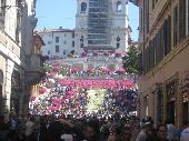 A flowerish Piazza di Spagna welcomes to II IT EBT meeting