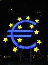 ECB-sign by night