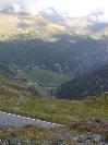 The winding Timmelsjoch road on the Austrian side.