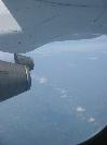A dull view from the plane, I believe we were somewhere over Netherlands at the time