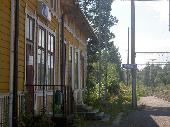 Start of my journey to the meeting. Nokia railway station