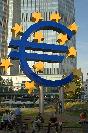 the euro-sign in front of the ecb