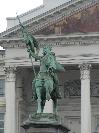<b>Day 2 - Godfried of Bouillon</b><br />A statue of the first king of Jerusalem. I guess I got bitten by the tourist bug...