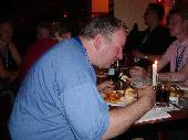BaliBennie enjoying his food.