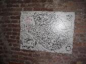 map of old-Arnhem with the location of the Historical Cellars