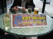 An advertisement for EBT